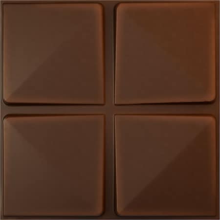 Ekena Millwork 19 5/8in. W x 19 5/8in. H Edinburgh EnduraWall Decorative 3D Wall Panel, Total 32.04 Sq. Ft., 12PK WP20X20EDDRU-CASE-12